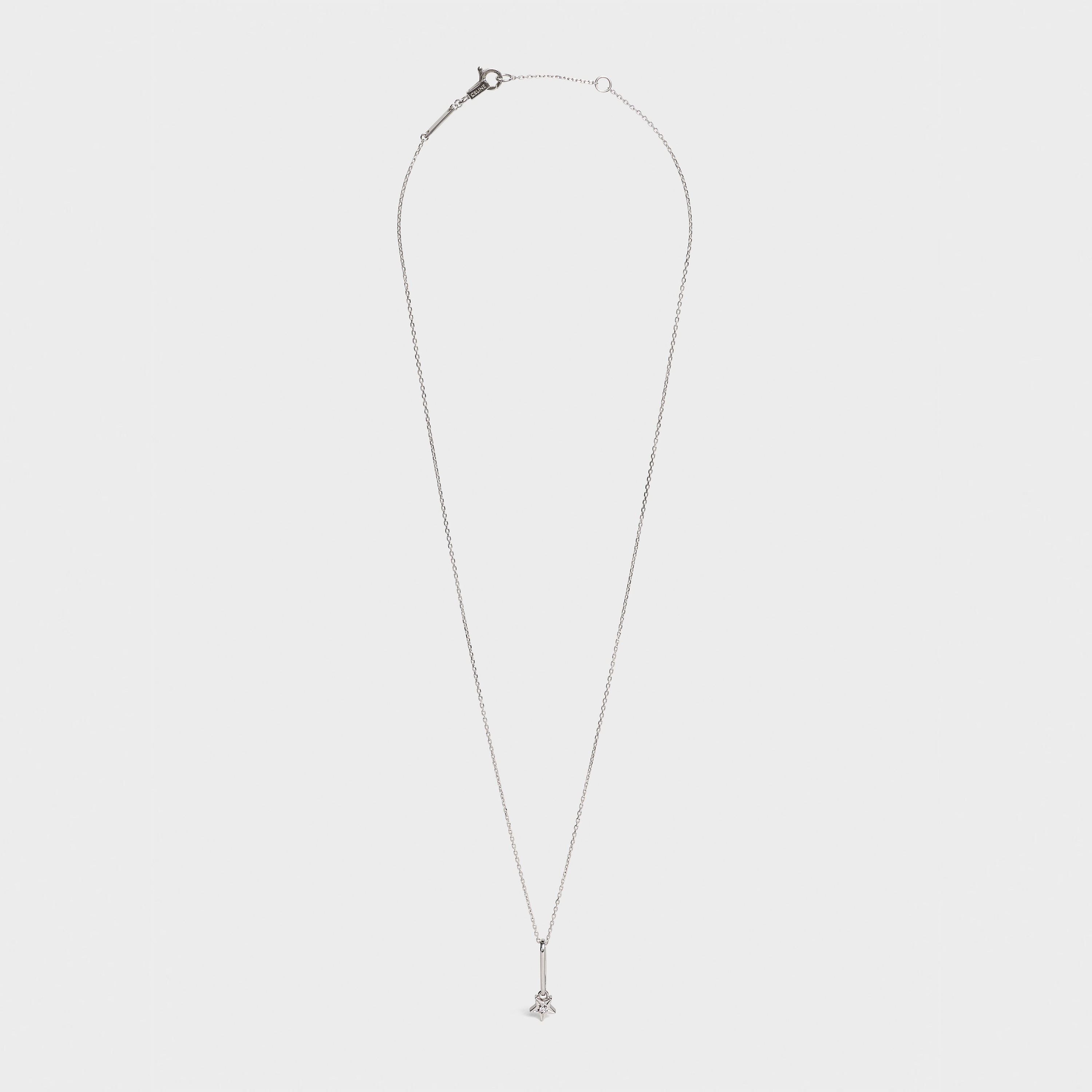 Etoile Celine Necklace in White Gold and White Diamond - 1