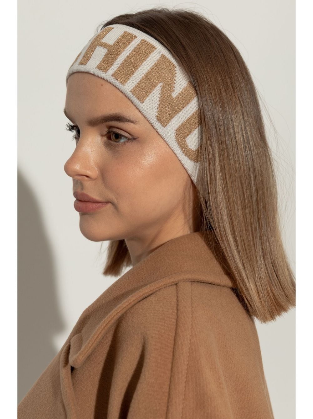 intarsia knit-logo headband - 2