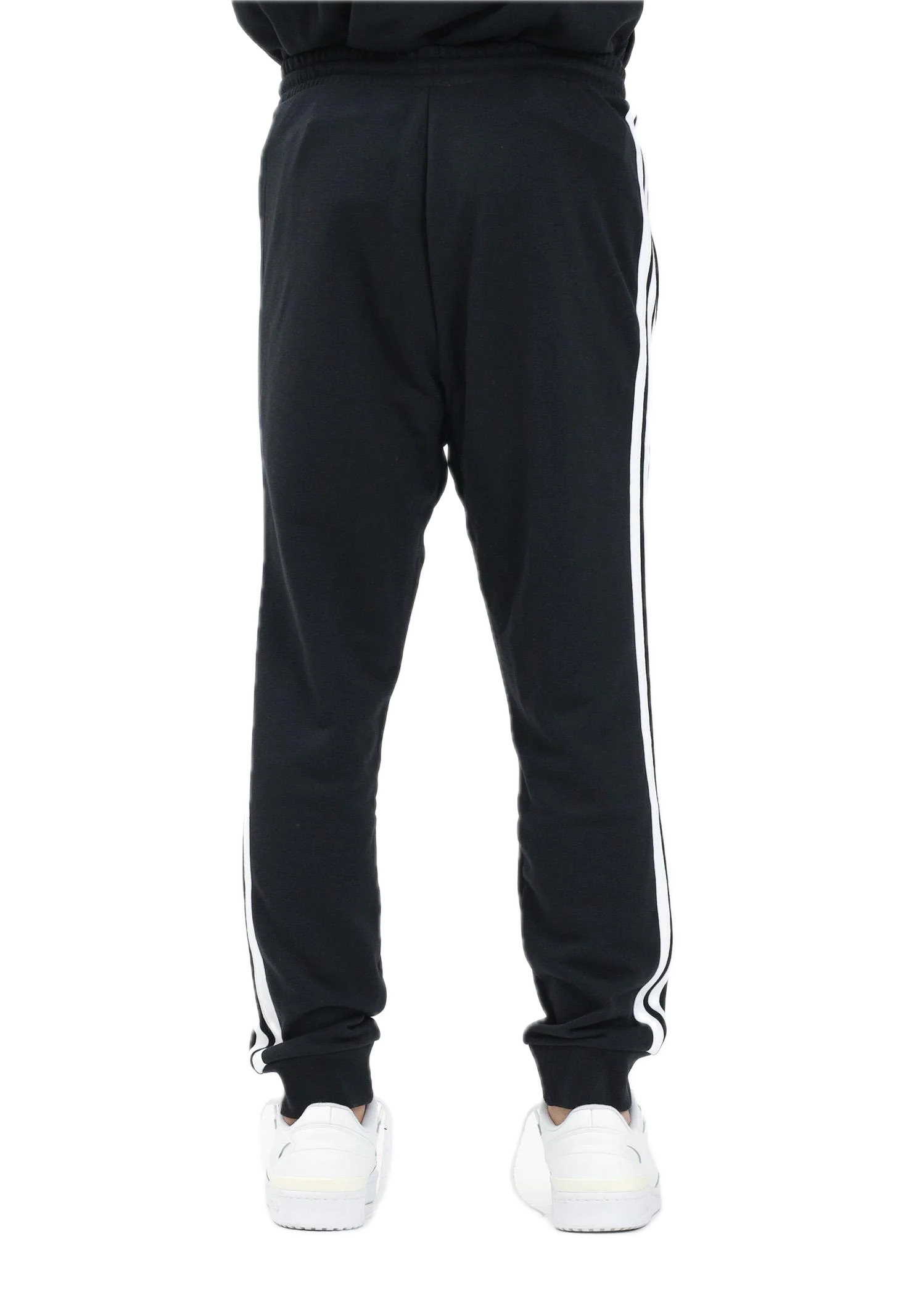 adidas 3-Stripes Track Pants Asia Sizing 'Black White' JD1881 - 3
