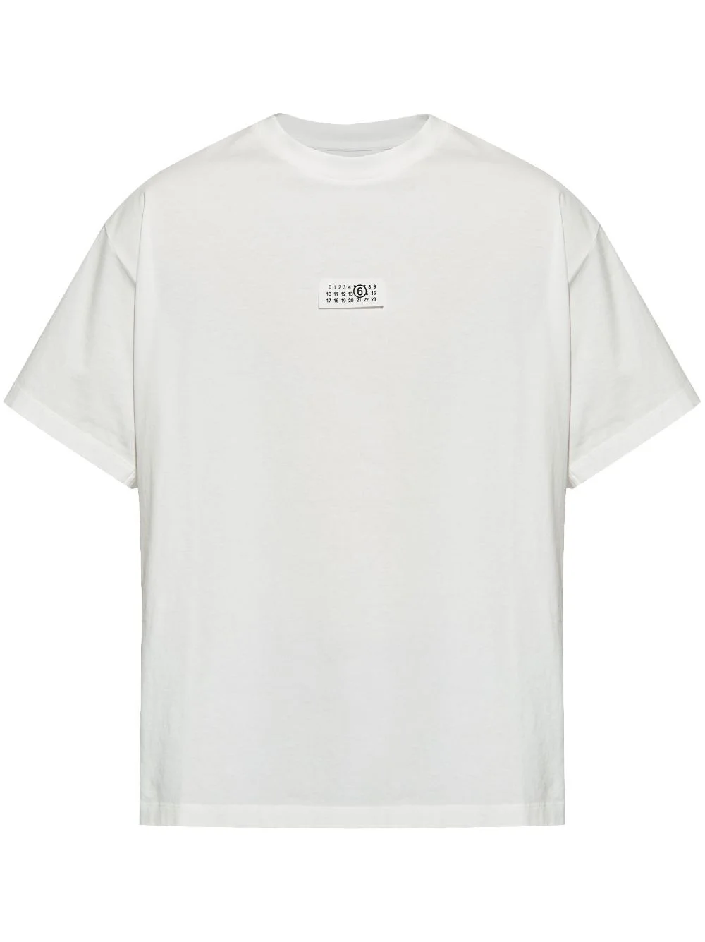 numbers-motif T-shirt - 1