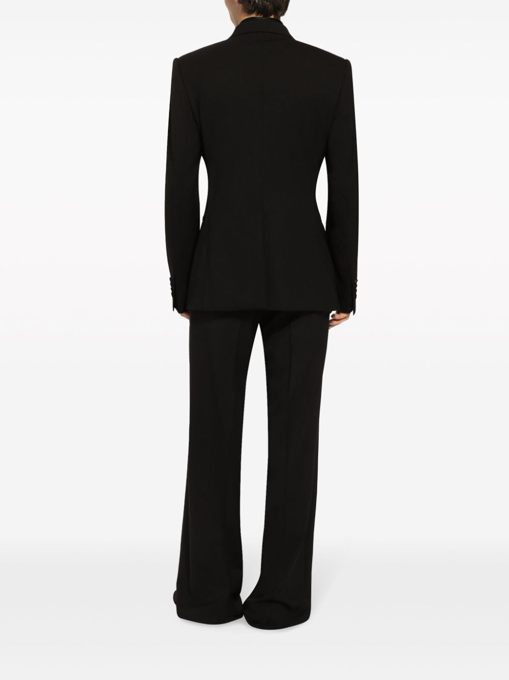straight-leg wool trousers - 4