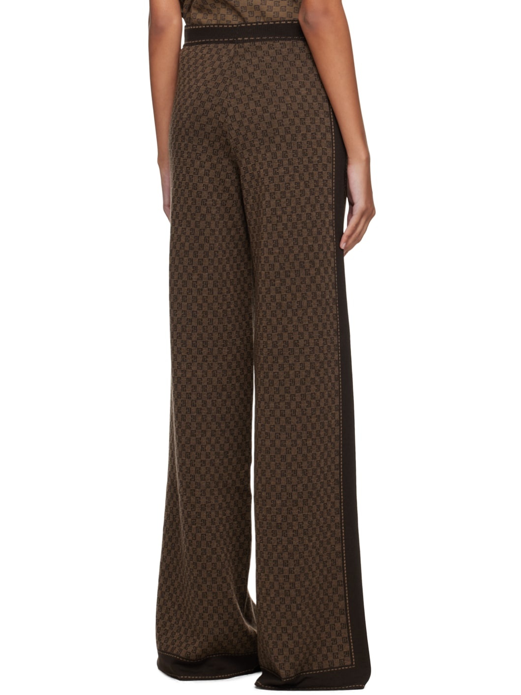 Brown Mini Monogram Lounge Pants - 3