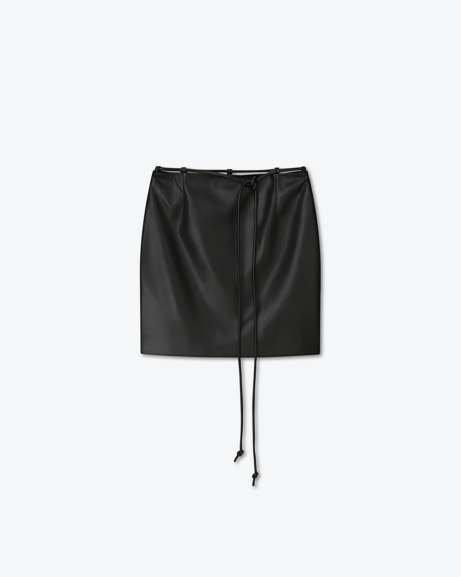LONNE - OKOBOR™ alt-leather skirt - Black - 1