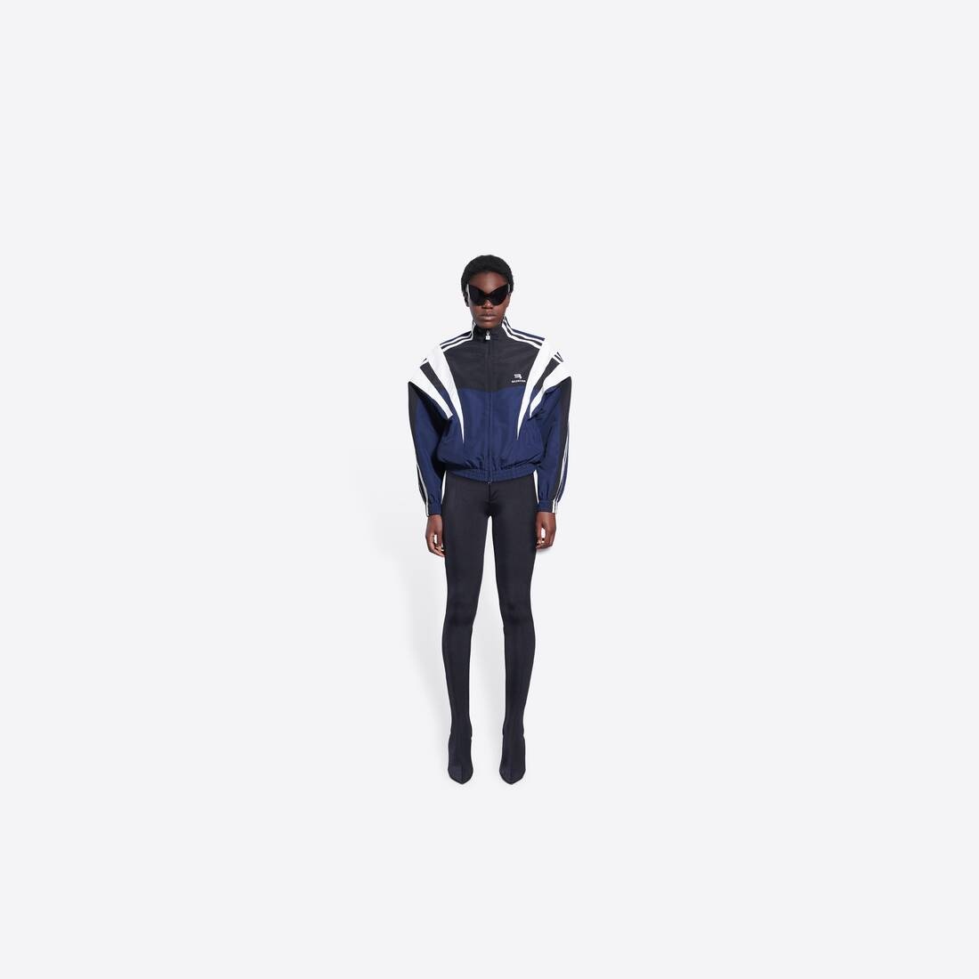 Women's Sporty B Regular Tracksuit Jacket   in Indigo - 3