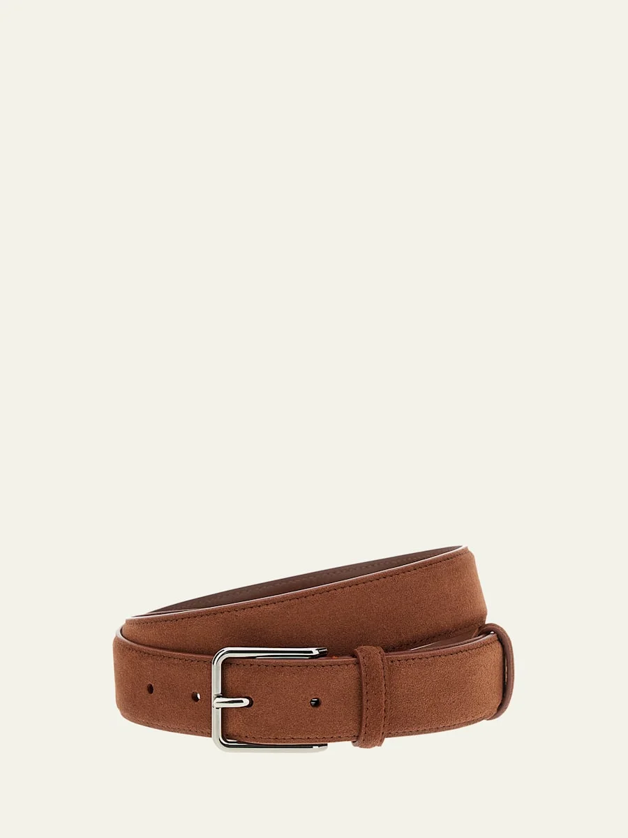 Men's Monterey 32mm Suede Belt - 1