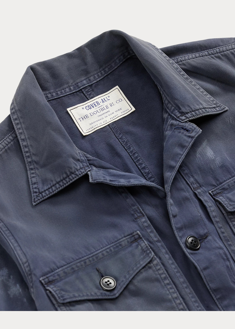 Distressed Reverse-Sateen Coverall 3