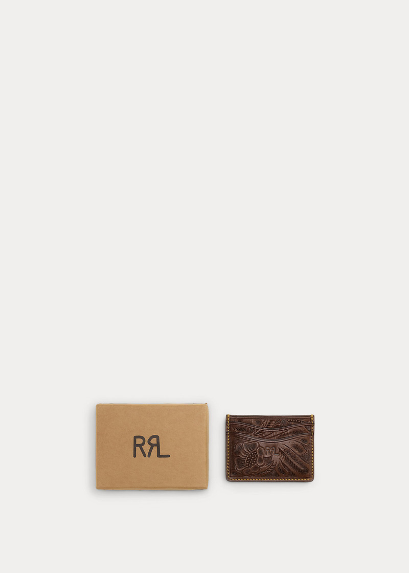 Hand-Tooled Leather Card Case 4