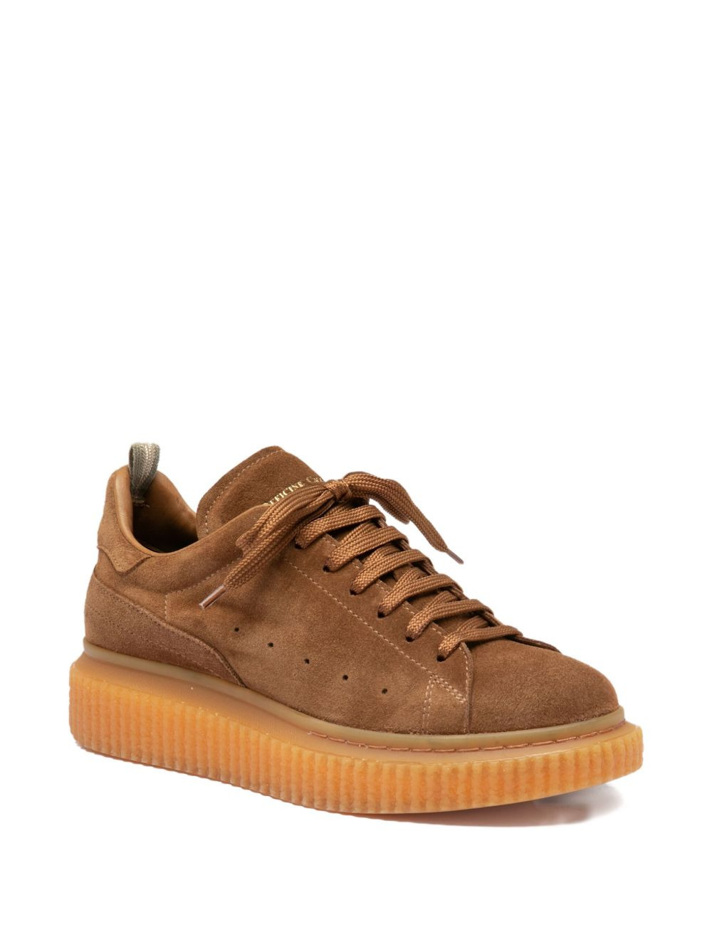 lace-up platform sneakers - 2
