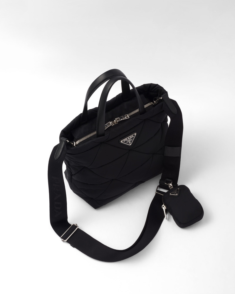 Padded Re-Nylon tote bag 3