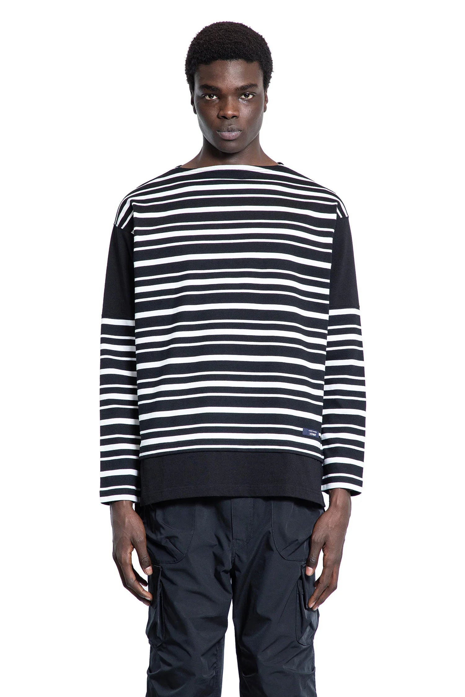 Striped-Cotton-Jersey-Long-Sleeve-Tee - 1