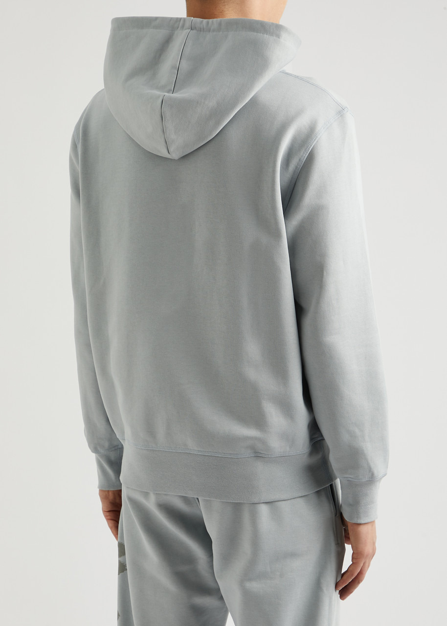 Logo hooded cotton sweatshirt - 3
