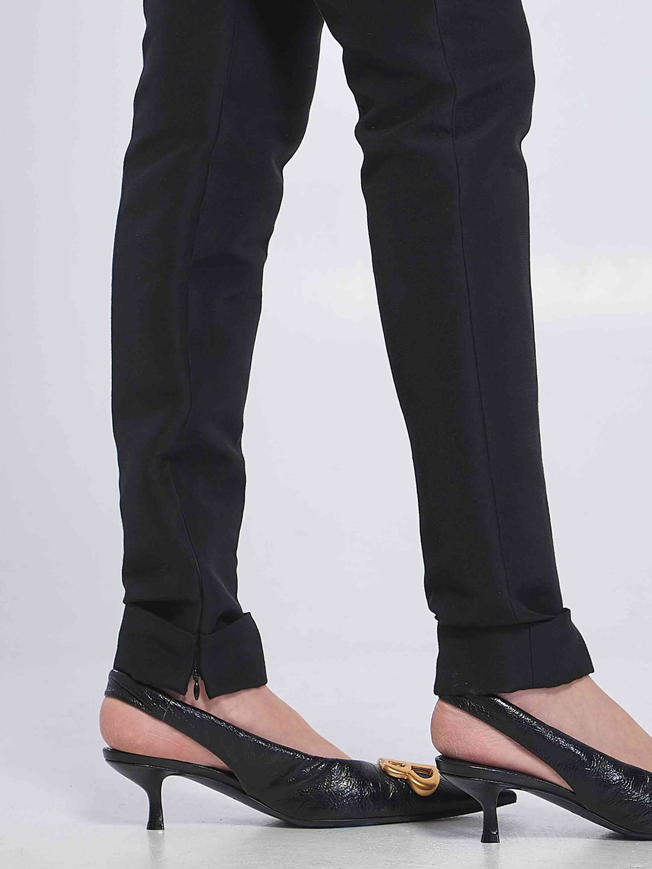 Balenciaga Women Black Trousers - 4