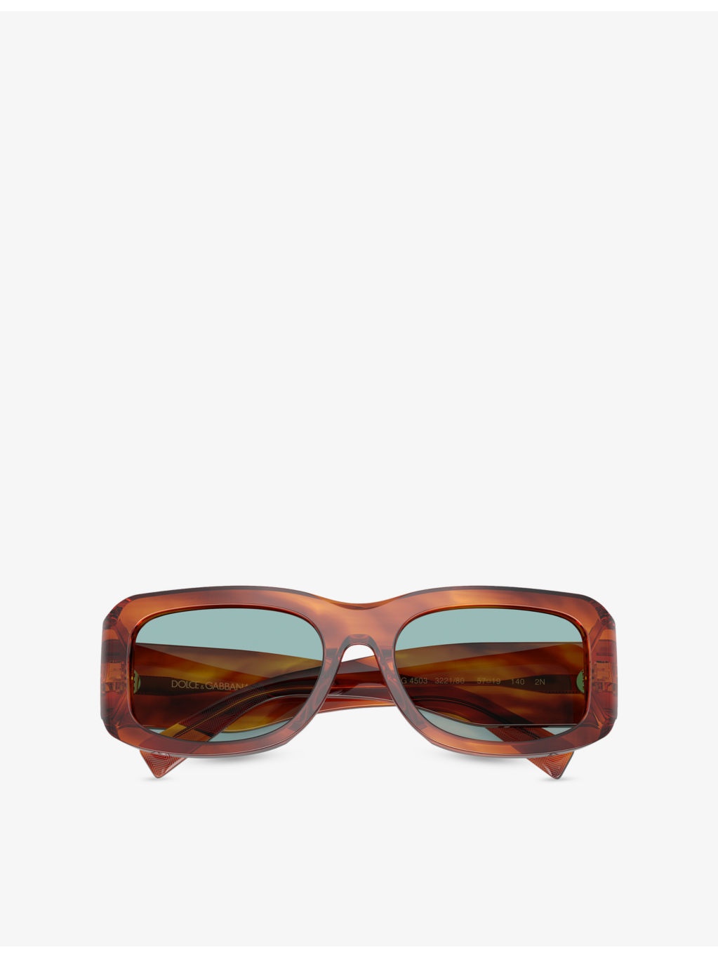 DG4503 Rectangular-Frame Acetate Sunglasses - 5