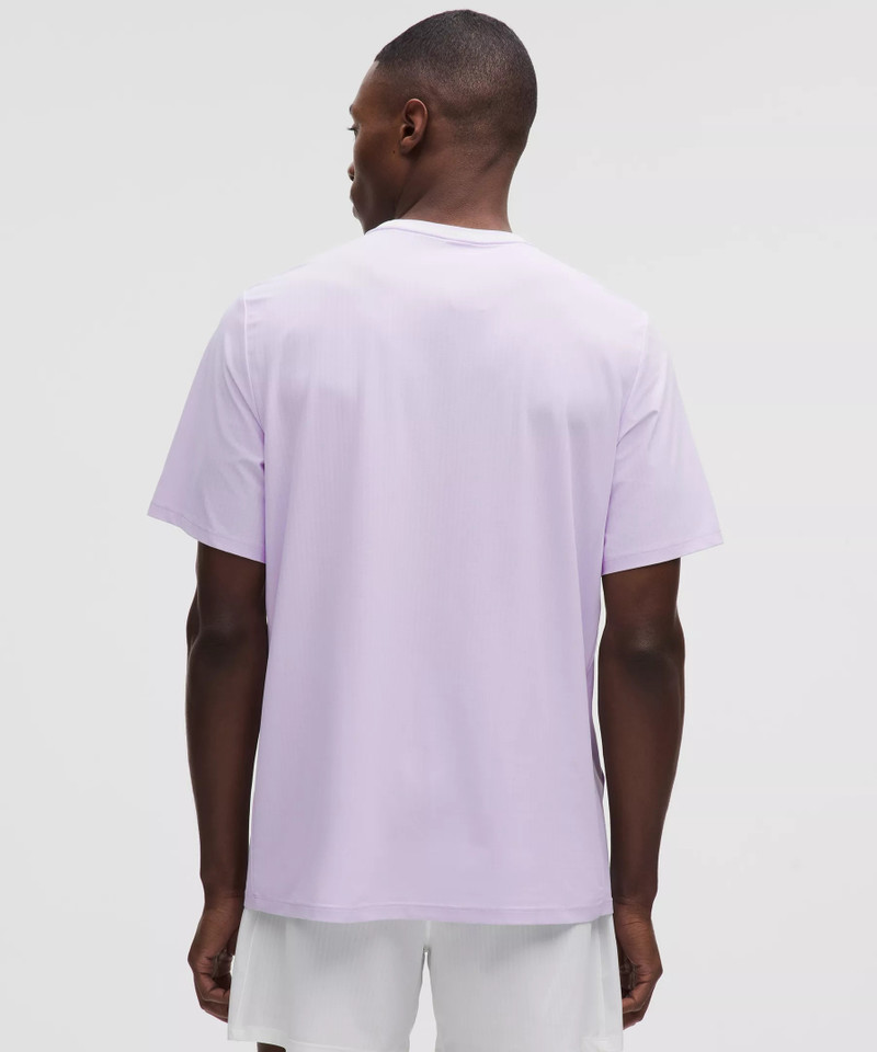 UV-Protective Striped Mesh Tennis T-Shirt 3