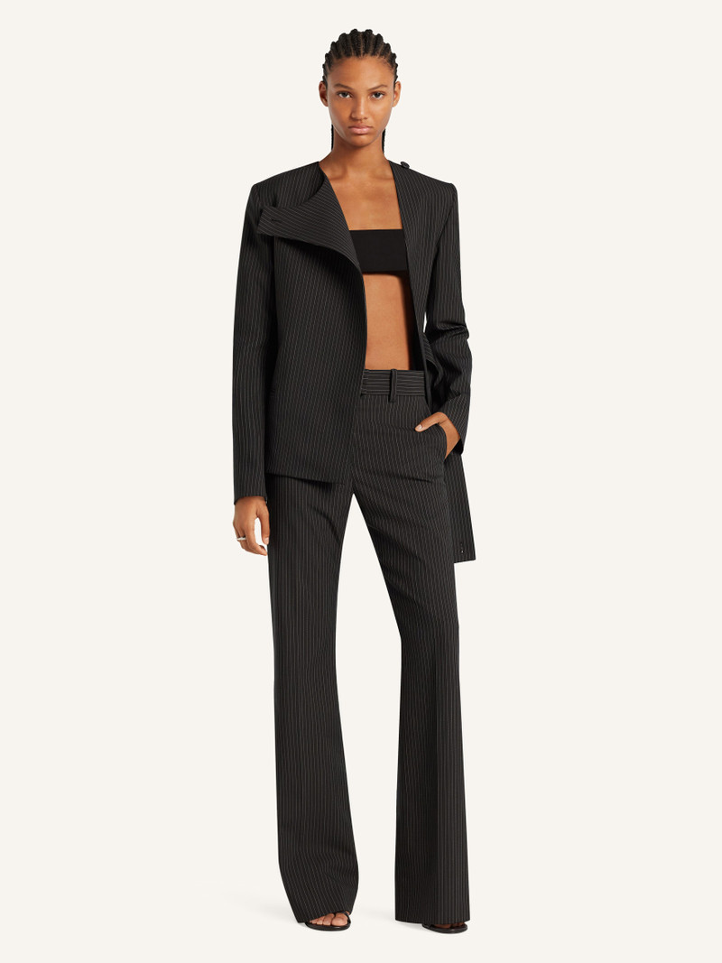 courrèges BUCKLE PINSTRIPES JACKET outlook