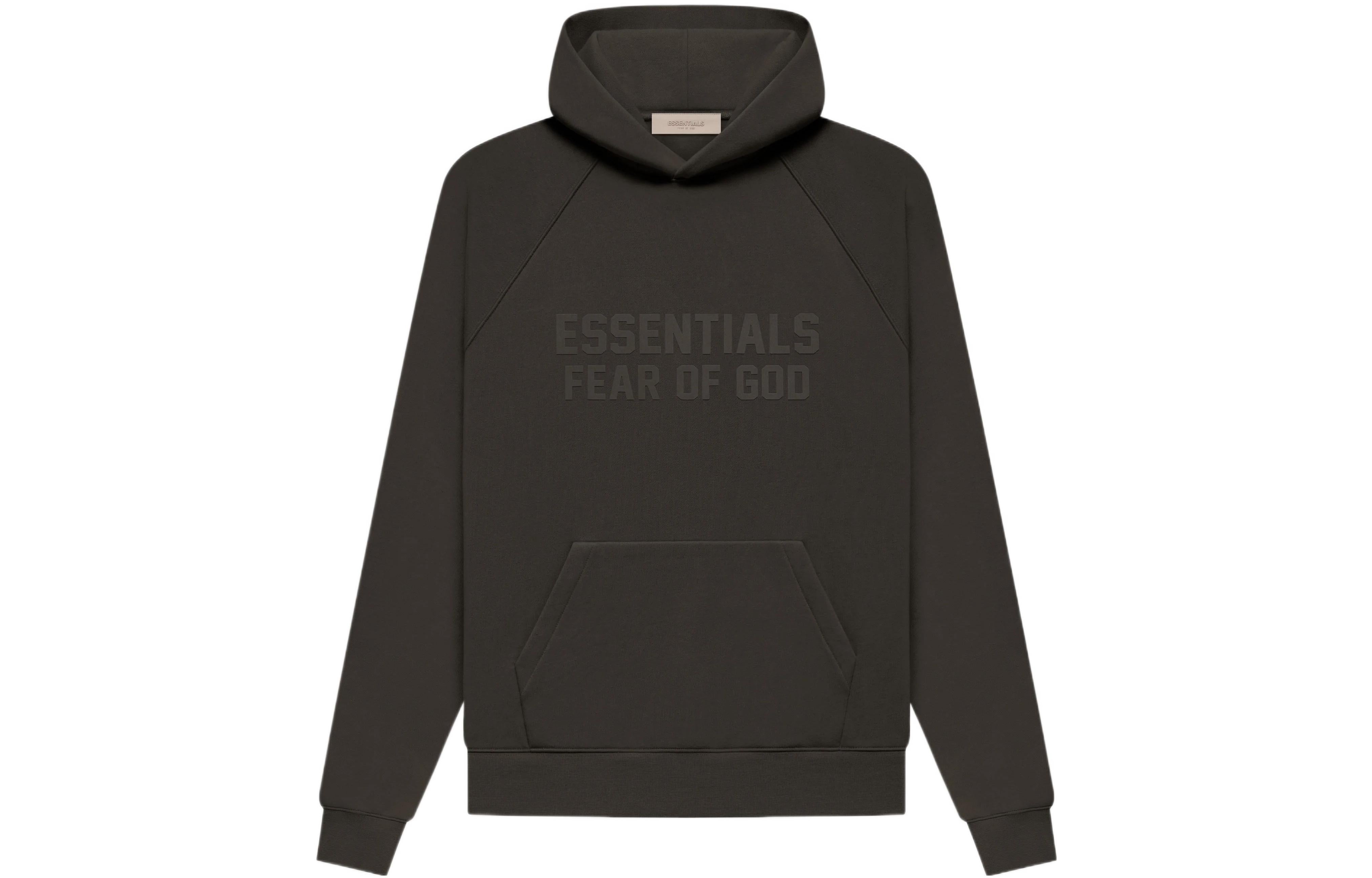 Fear of God Essentials FW22 Hoodie 'Off Black' FOG-FW22-558 - 2