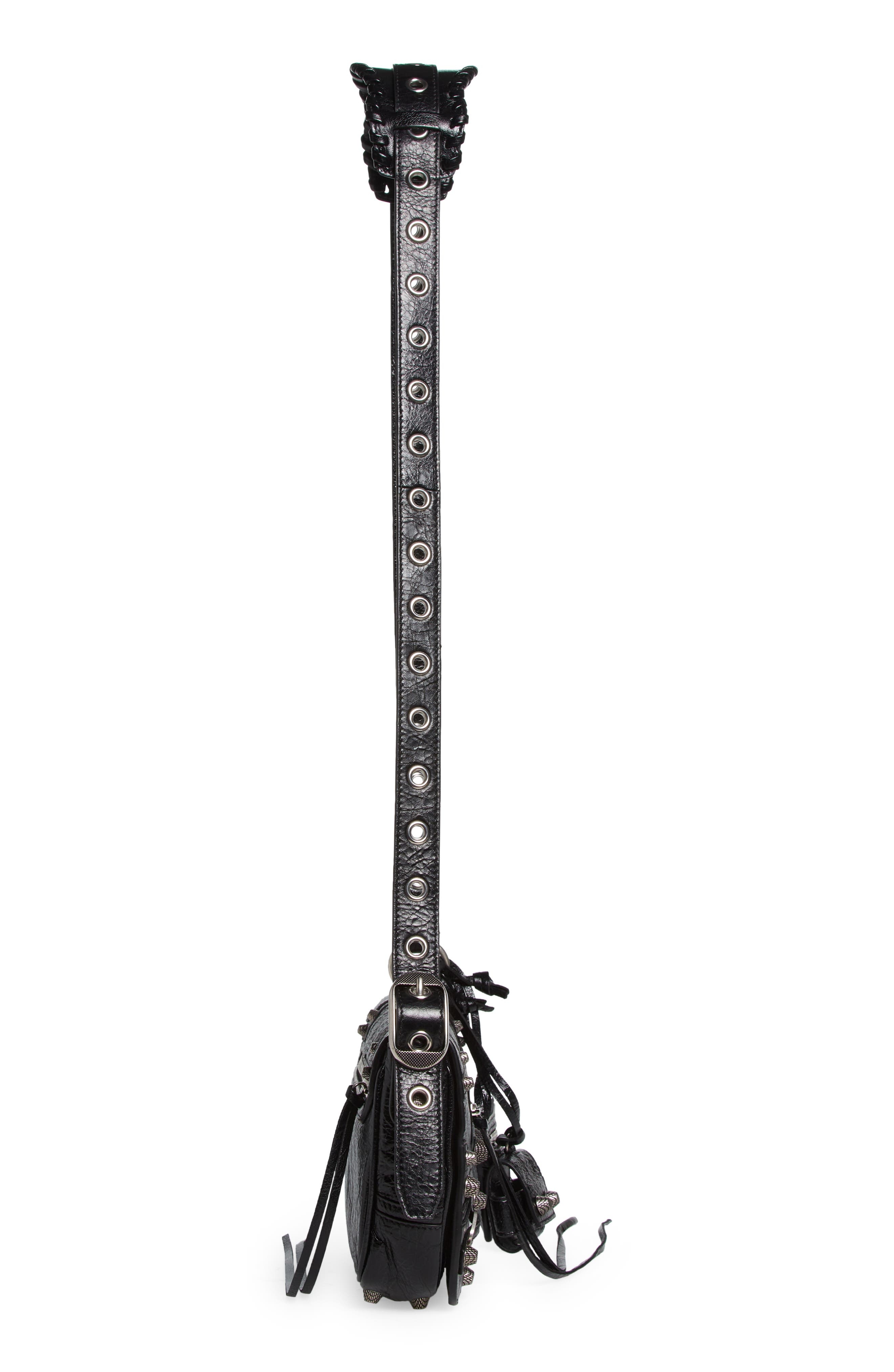 Extra Small Le Cagole Leather Crossbody Bag - 5