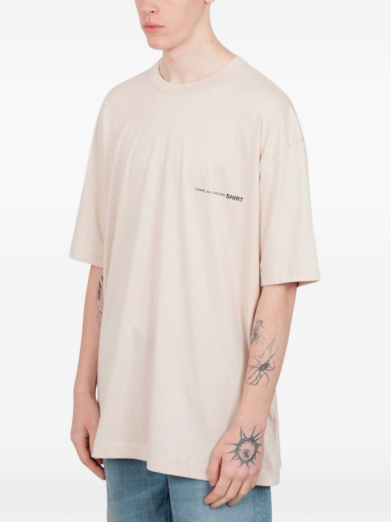 Comme des Garçons SHIRT Chuck 70 logo-print cotton T-shirt outlook