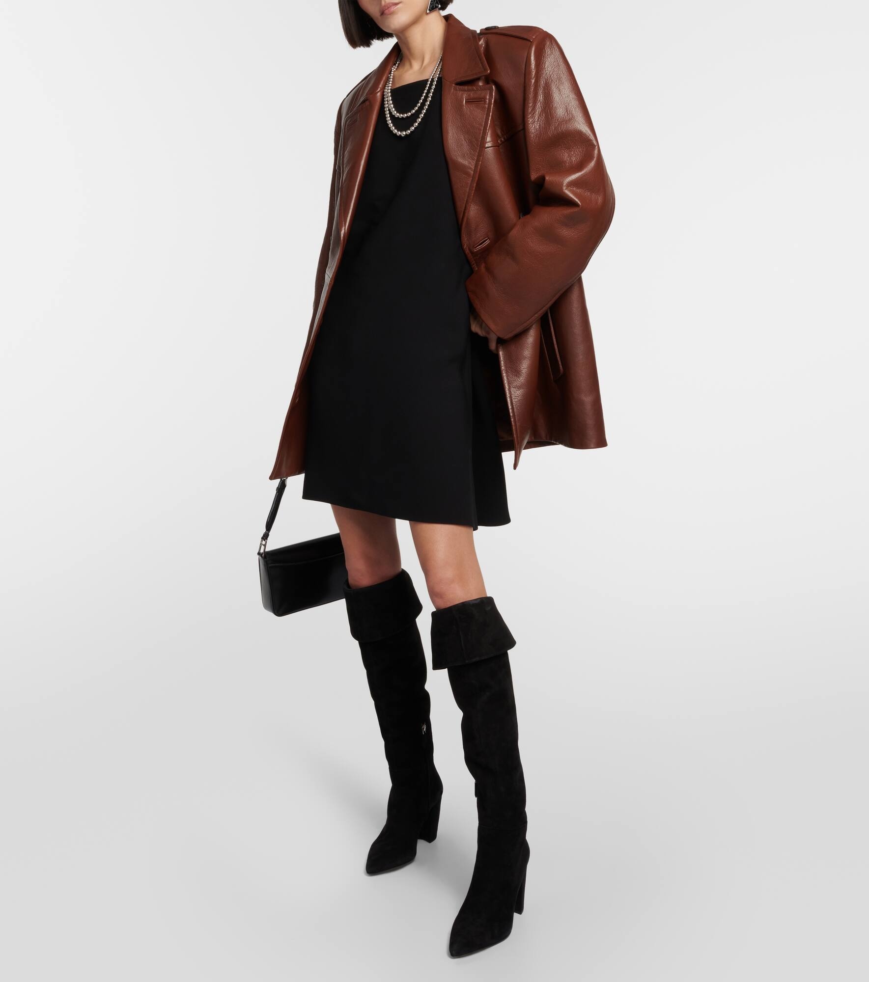 Suede over-the-knee boots - 2