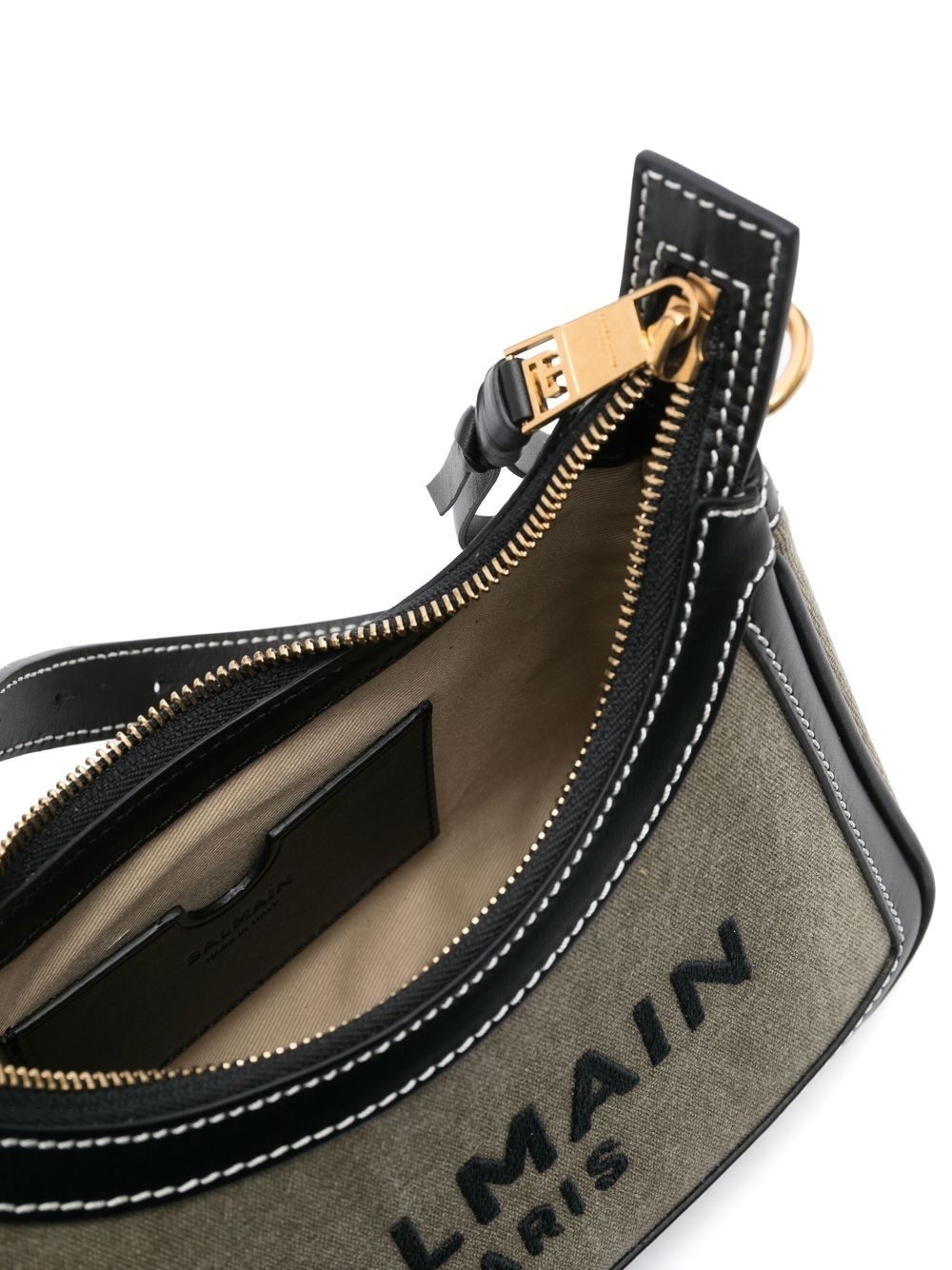 logo-print B-army shoulder bag - 5