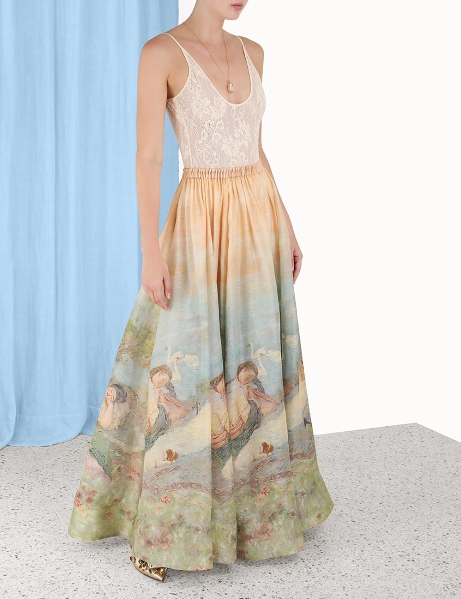LUMINOSITY RUCHED MAXI SKIRT - 8
