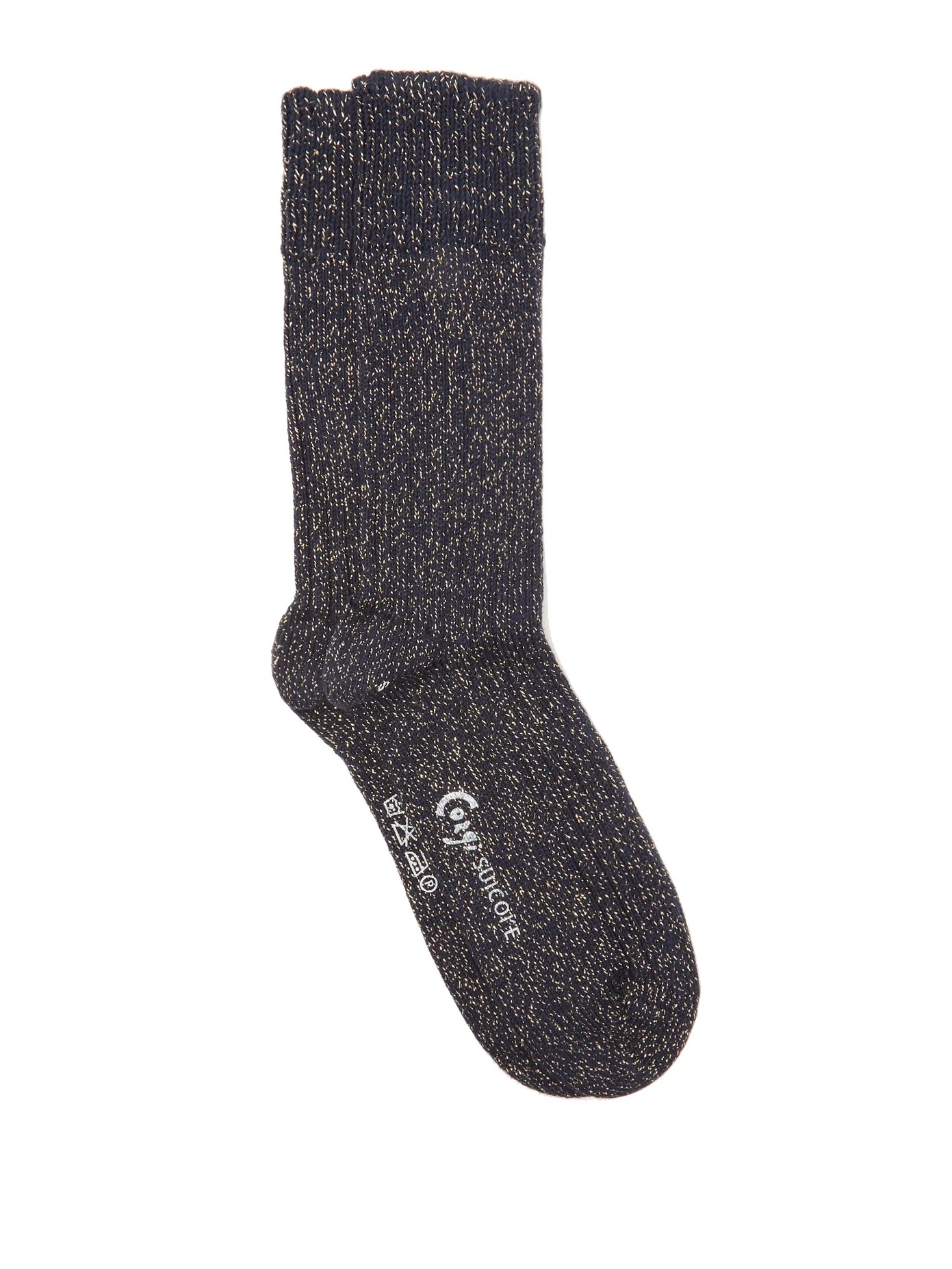 X Corgi lamé cotton socks - 1