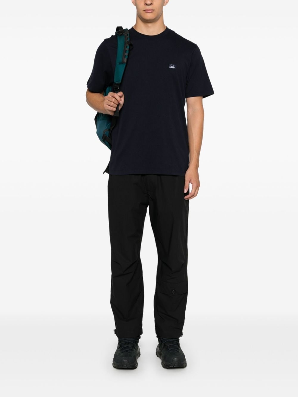 logo-embroidered T-shirt - 2