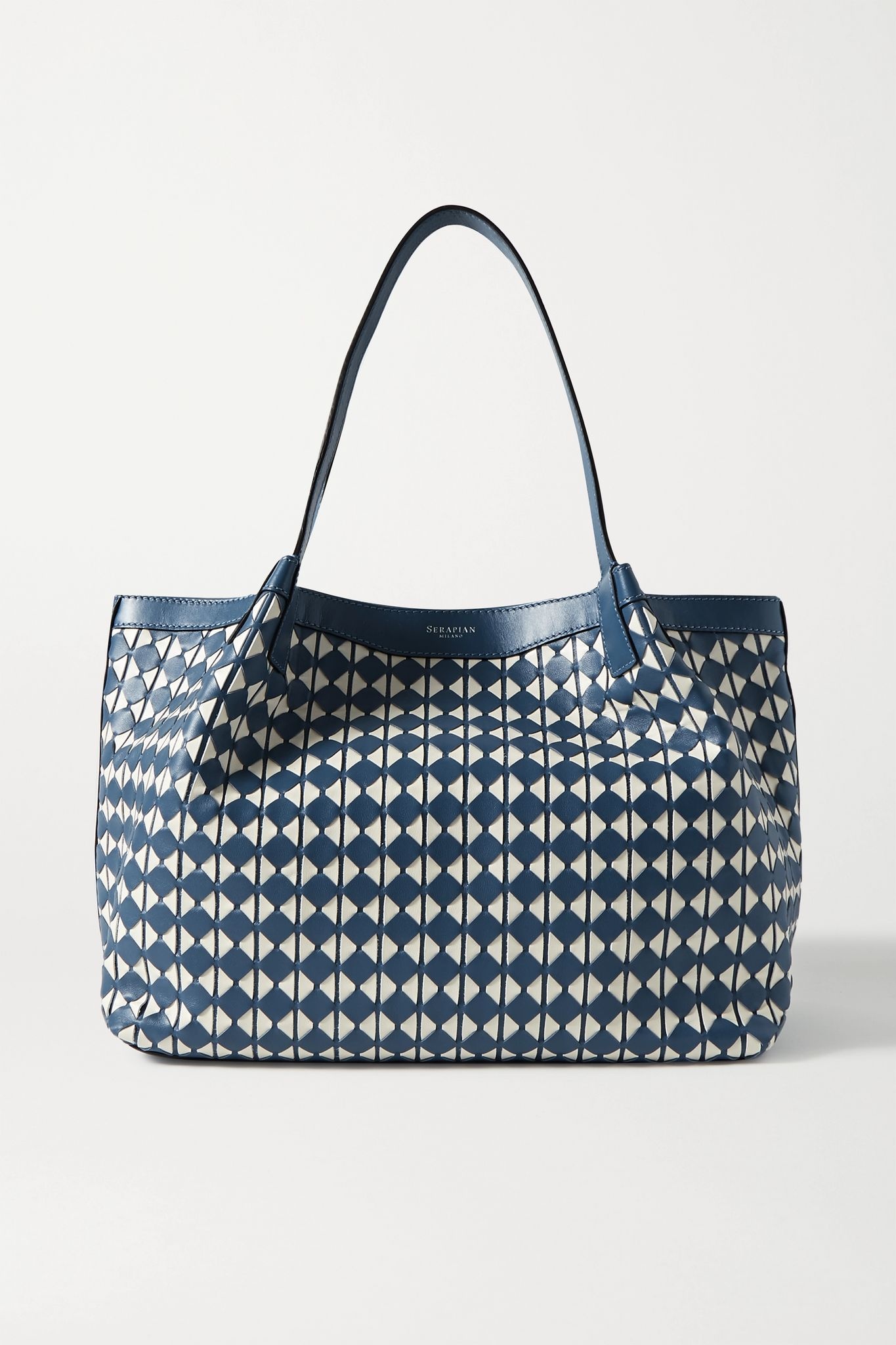 Secret small woven leather tote - 1