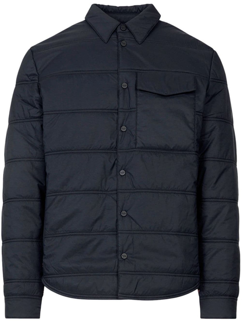 Loge Peak quilted shirt jacket 1