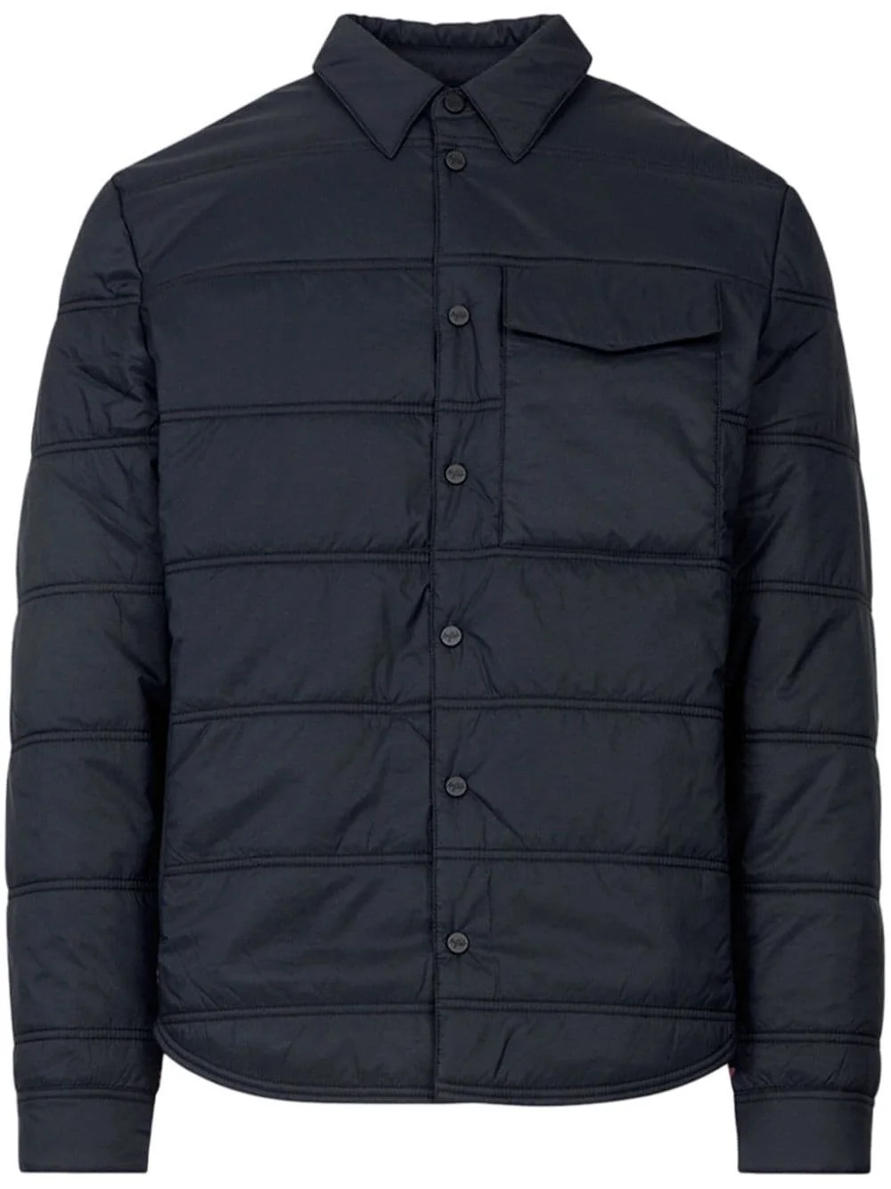 Loge Peak quilted shirt jacket - 1