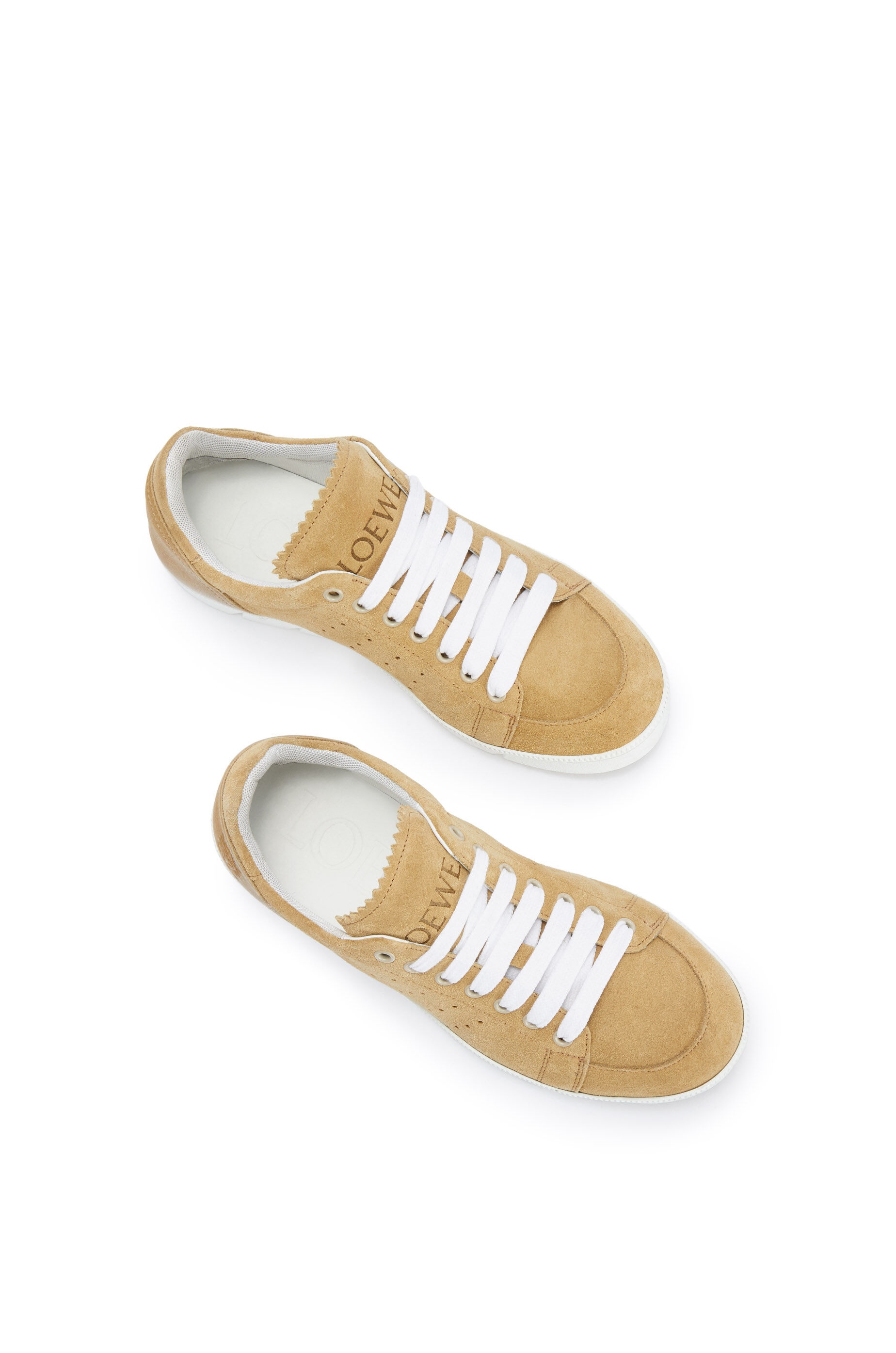 Soft sneaker in split calfskin - 3