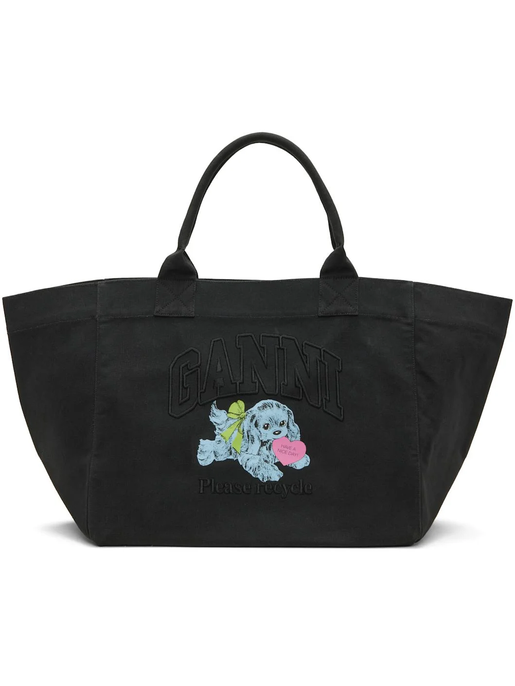 Black Puppy XXL Tote - 1