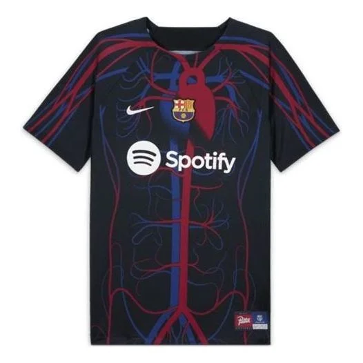 Nike x Patta x FC Barcelona Culers del Mn Pre-Match Jersey 'Black' FD2372-011 - 1