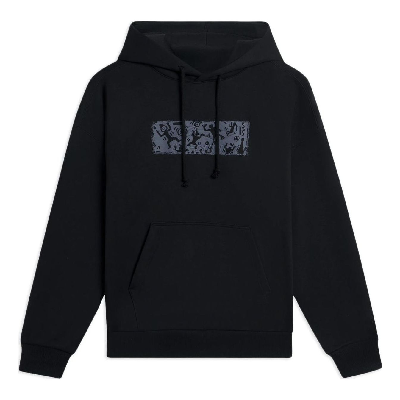 Li-Ning Graphic Hoodie 'Black' AWDSB43-1 - 1