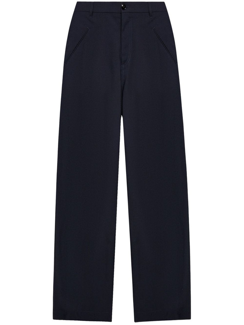 virgin-wool straight-leg trousers 1