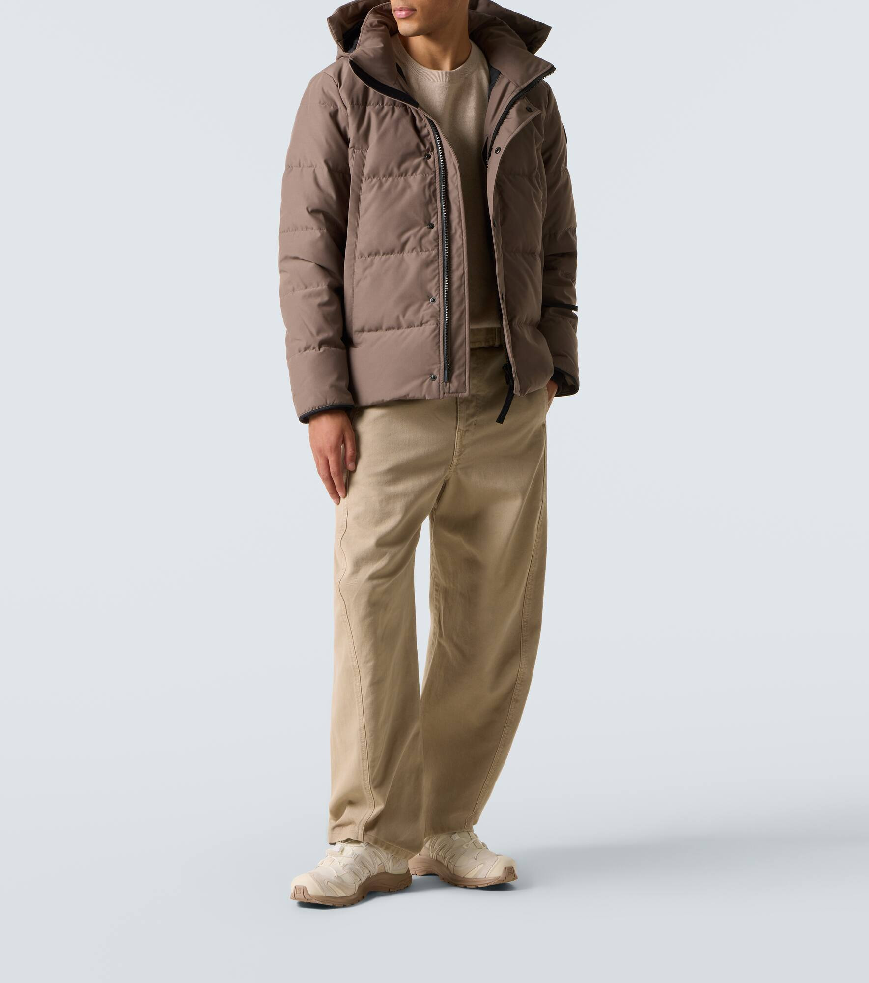 Black Label Wyndham hooded down jacket - 2