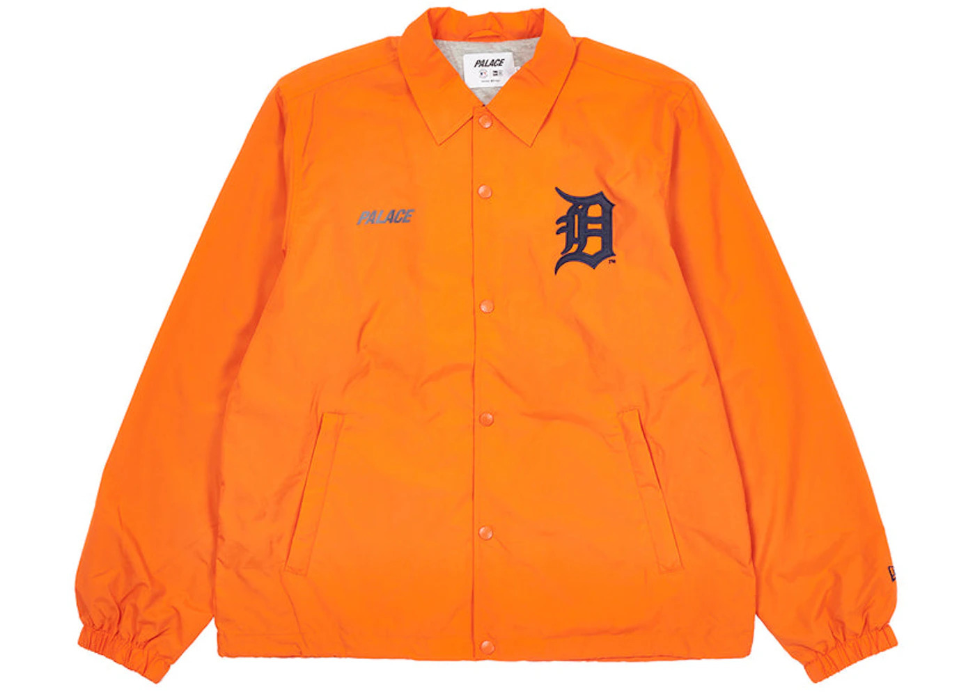 Palace x Detroit Tigers New Era Coach Jacket Orange - 2