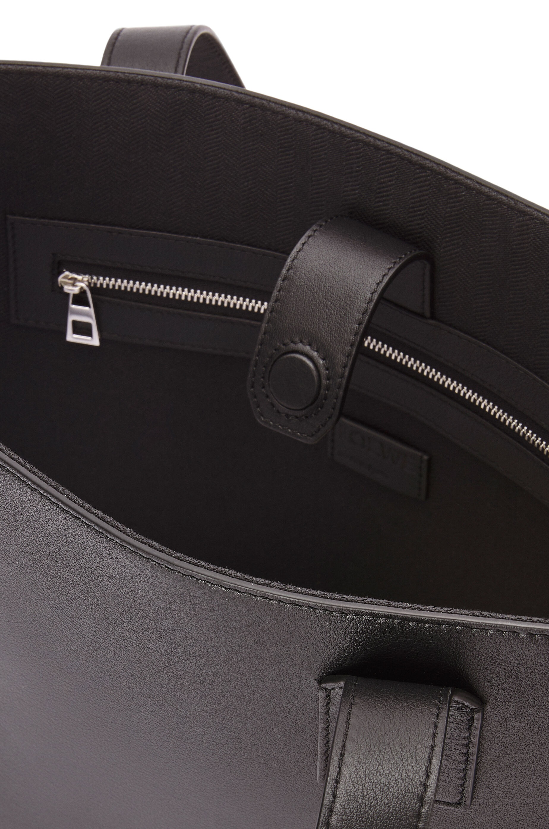 Loewe Buckle Horizontal Tote in classic calfskin | REVERSIBLE