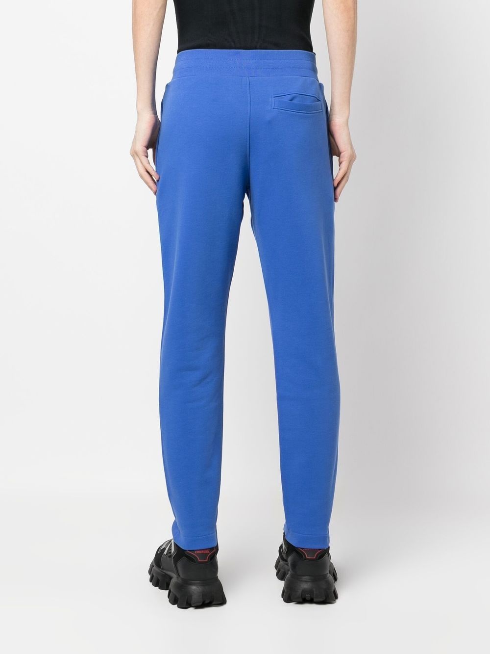 logo-print organic-cotton track pants - 4
