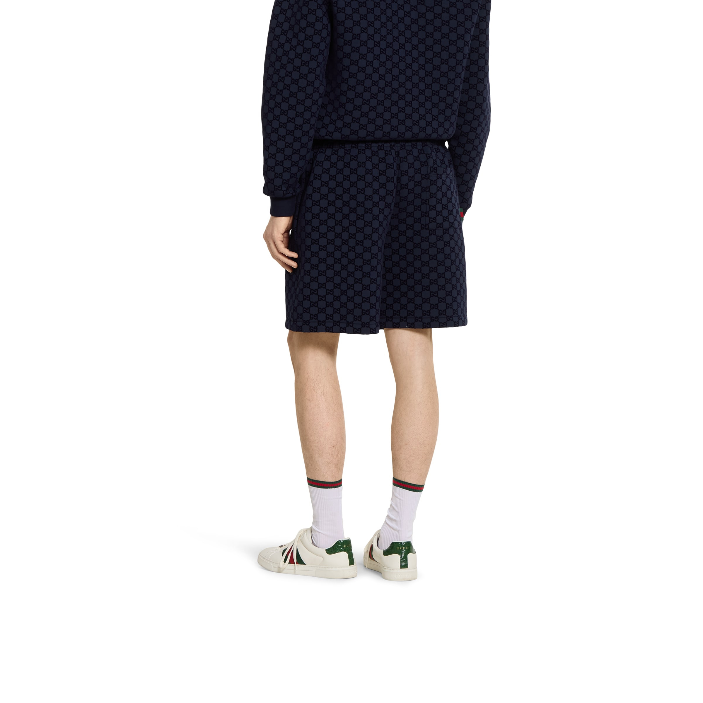 Printed double jersey viscose shorts - 4