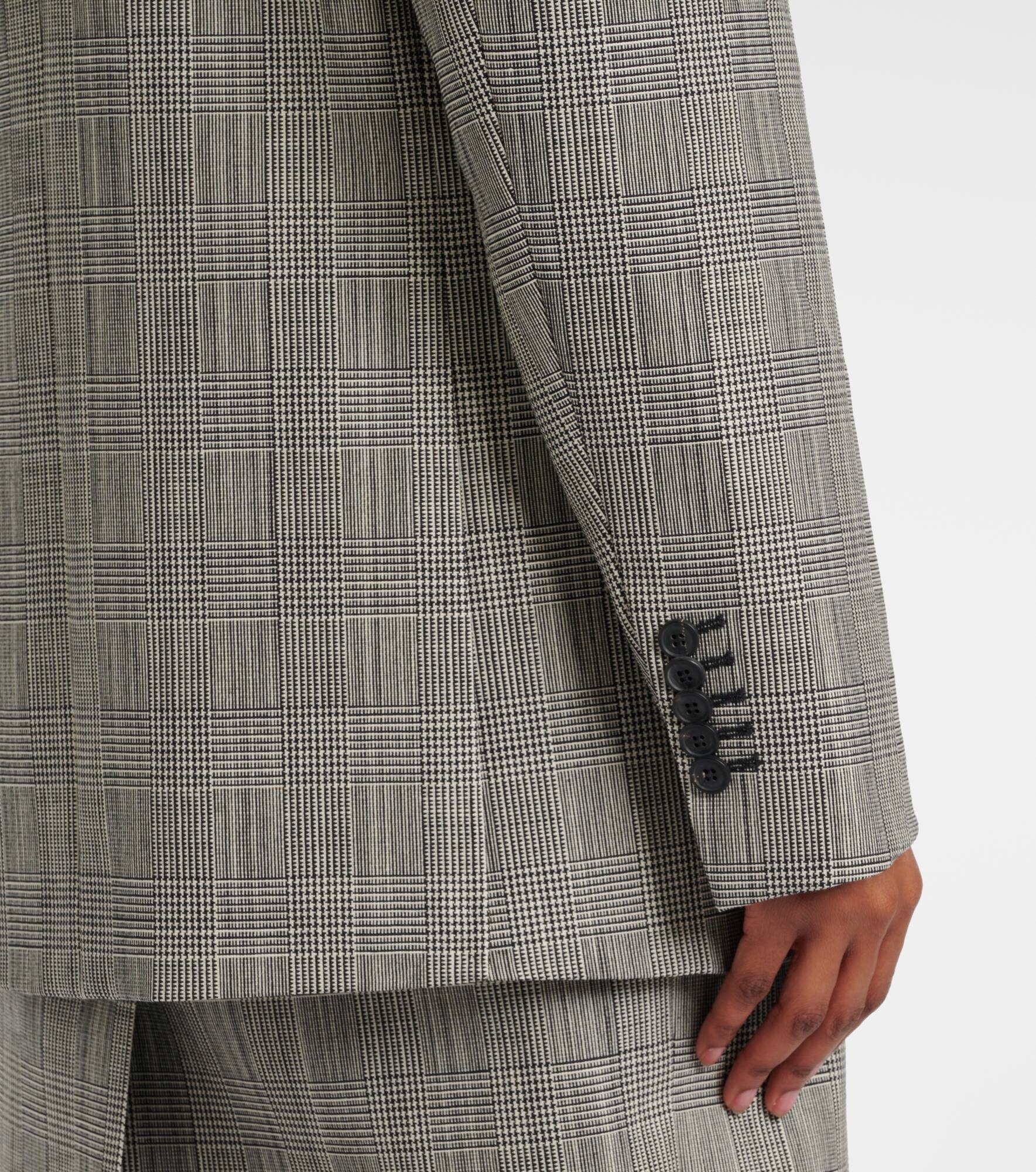Prince of Wales checked wool blazer - 5