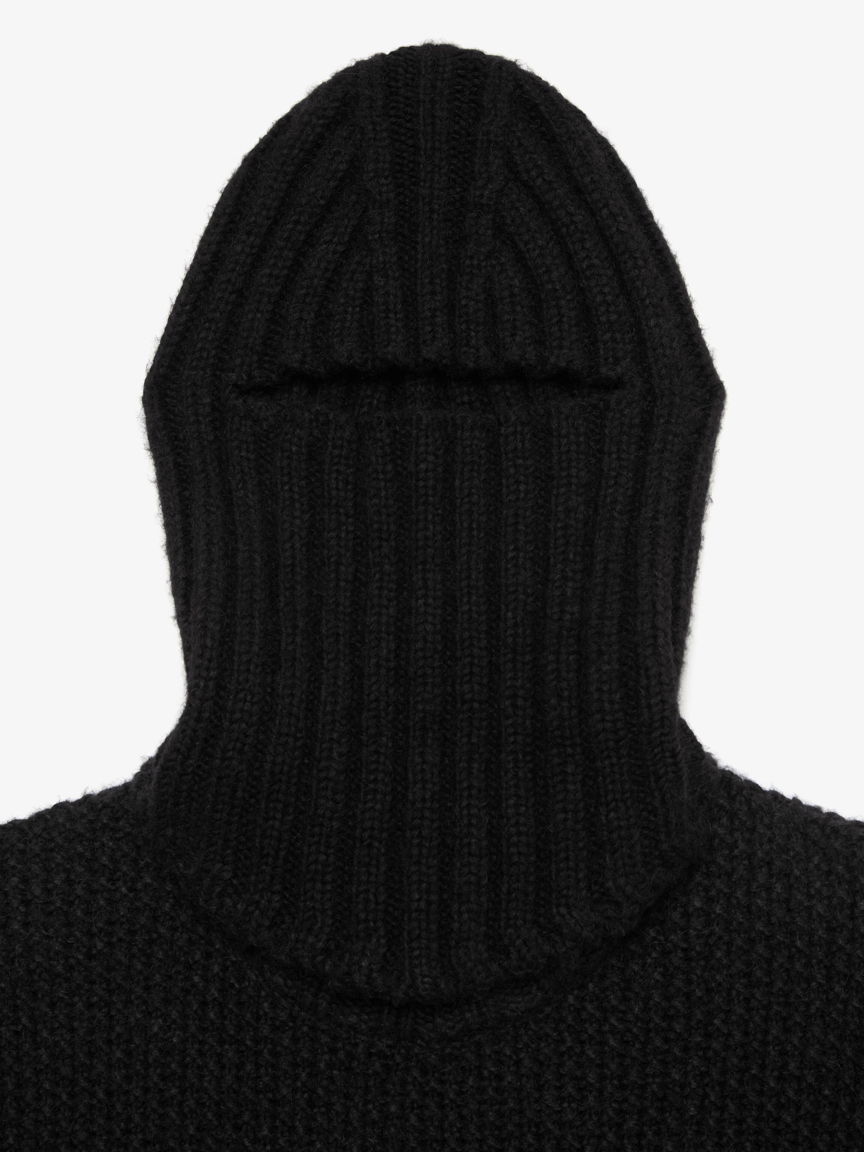 SWEATER IN BLENDED WOOL WITH BALACLAVA - 5