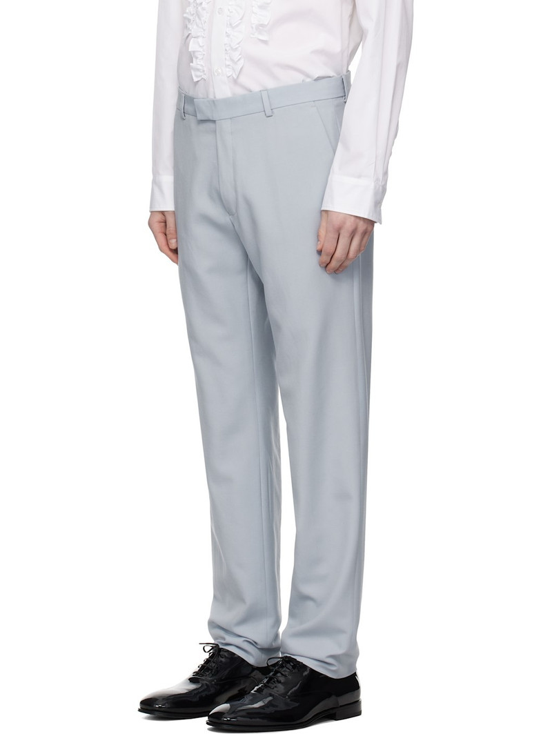 Dries Van Noten Blue Single-Breasted Suit outlook