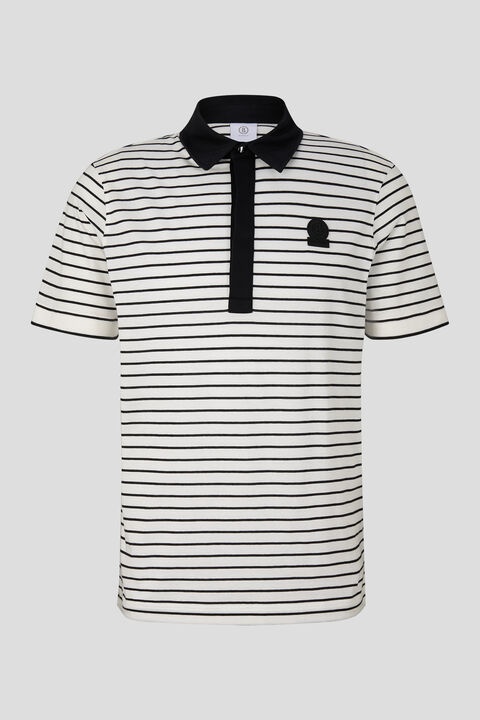 Duncan polo shirt in Off-white/Black - 1
