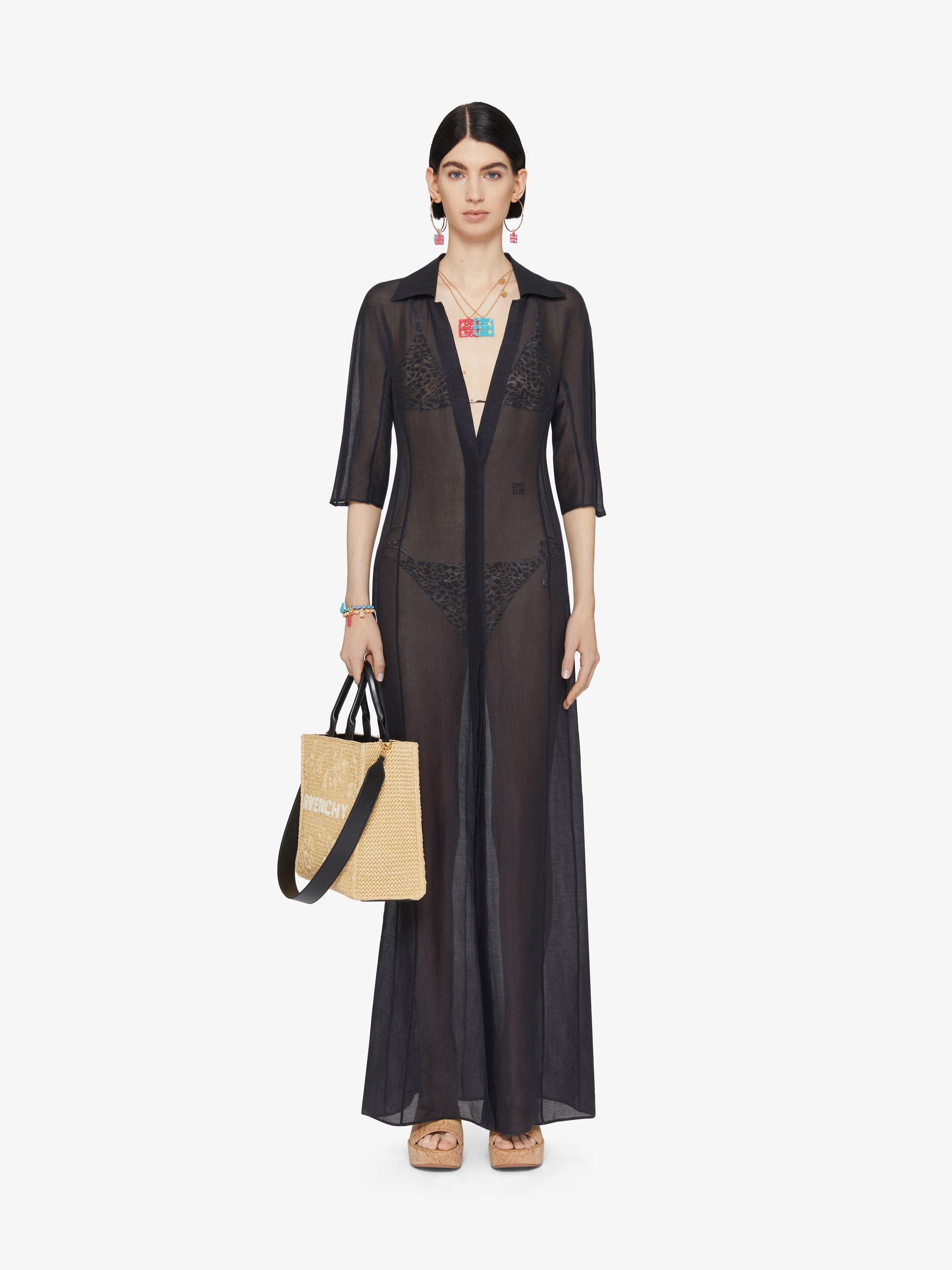 DRESS IN SILK AND LINEN - 2