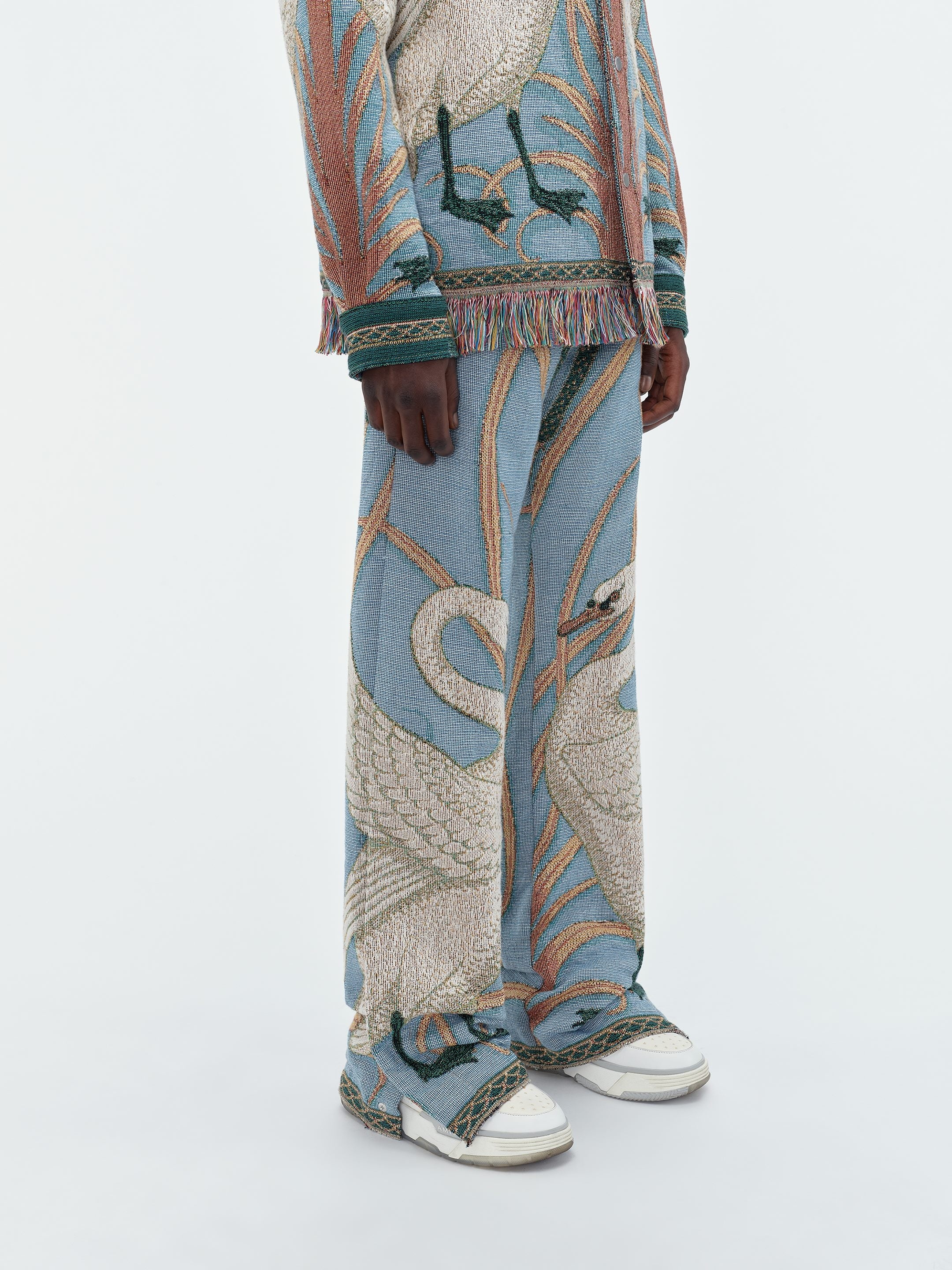 SWAN TAPESTRY FLARE PANT - 4