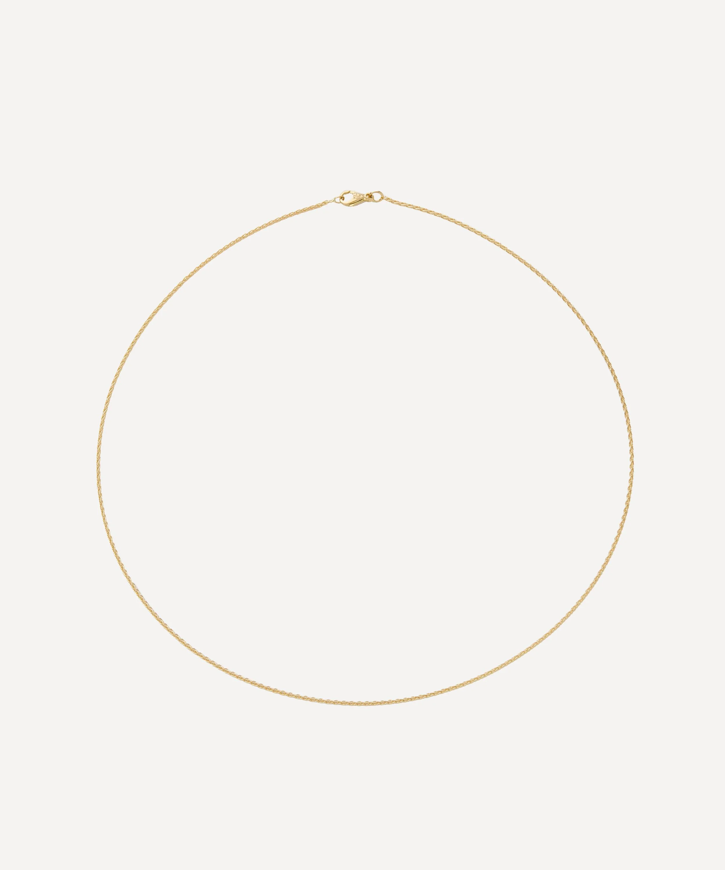 18ct Gold Spiga Chain Necklace - 1