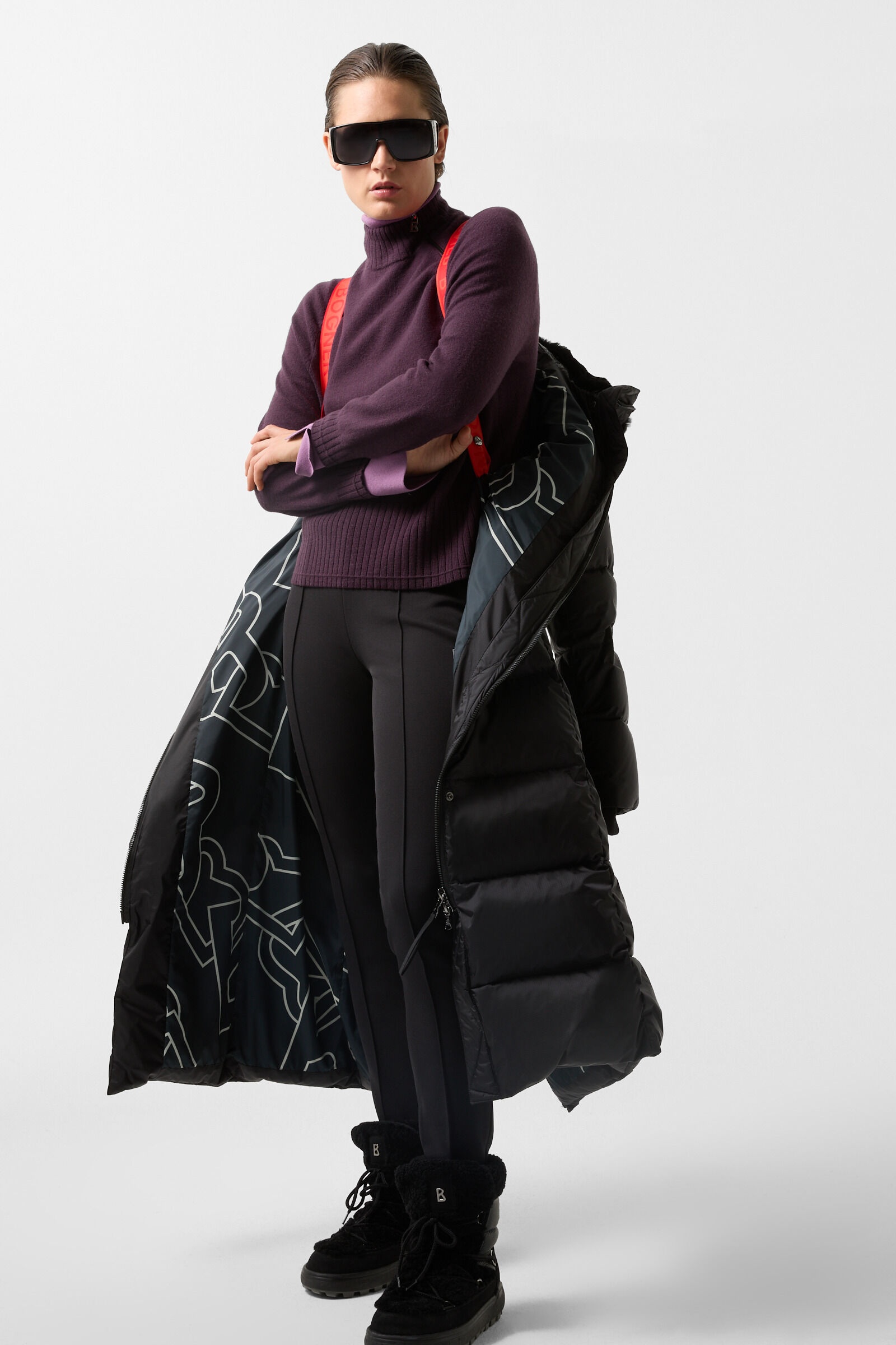 Jonna down coat in Black - 6