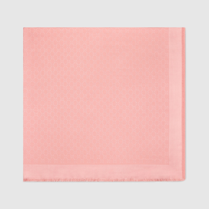 GUCCI GG silk wool shawl outlook