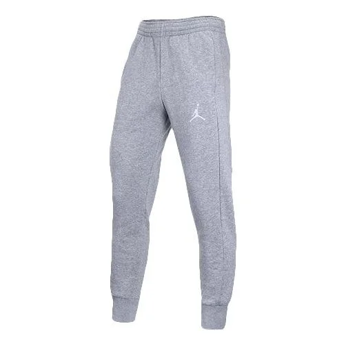Air Jordan FLIGHT FLEECE Fleece Lined Casual Sports Long Pants light grey AH3933-063 - 1